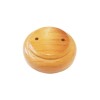 Wood desk flag stand with two flags 15/21 cm.