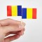 Cocktail toothpicks flag of Romania