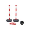 PVC Queuing barrier post with water base