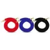 Velvet rope with gold ends