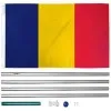 Budget aluminium flagpole with ground sleeve