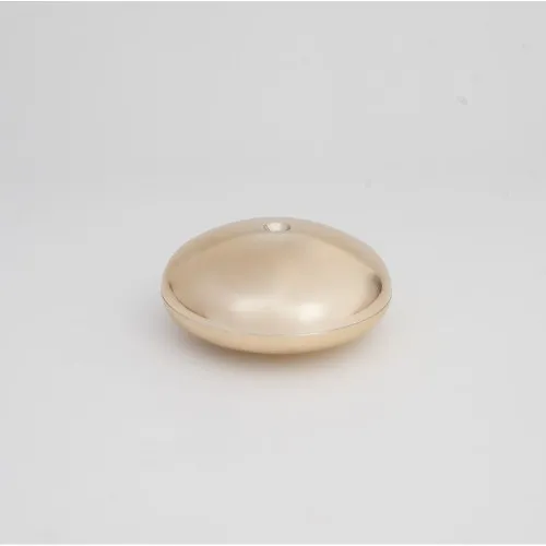 Pvc decorative flagpole top golden mushroom type