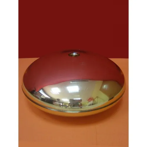 Pvc decorative flagpole top golden mushroom type