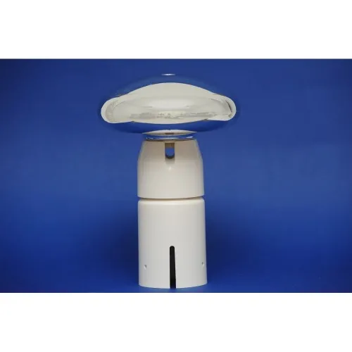 Pvc decorative flagpole top silver mushroom type