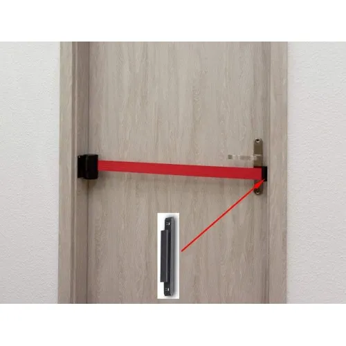 Bandă retractabilă pentru delimitare, cu prindere de perete - 200 cm.