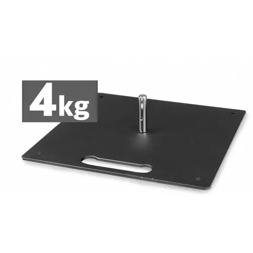 Steel plate base - 4 kg.