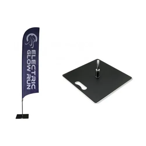 Steel plate base - 4 kg.
