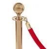 Gold post & rope barrier kit