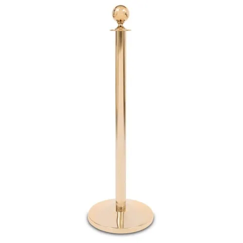 Gold post & rope barrier kit