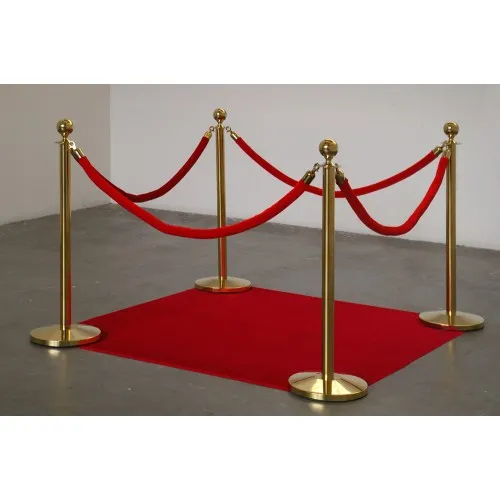 Gold post & rope barrier kit