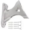 Stainless steel wall flag holder with two positions