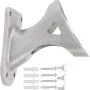 Stainless steel wall flag holder with two positions