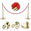 Gold post & rope barrier kit
