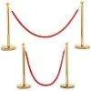 Gold post & rope barrier kit