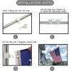 Lance metalică 180 cm, construită din 5 segmente, pentru steag