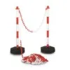 PVC Queuing barrier post with water base