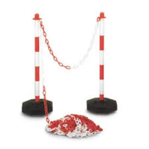 PVC Queuing barrier post with water base
