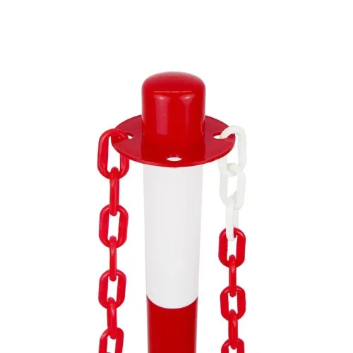 PVC Queuing barrier post with water base