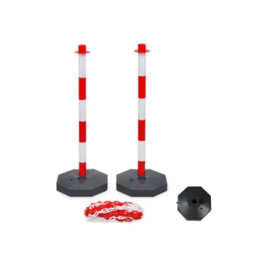 PVC Queuing barrier post with water base