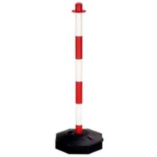 PVC Queuing barrier post with water base