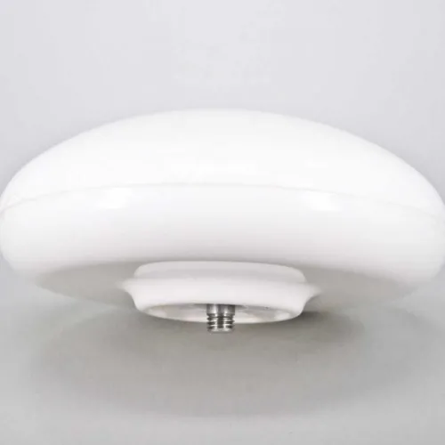 PVC decorative flagpole top white Mushroom type