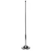 Chrome desk flag stand for flag 15/21 cm.