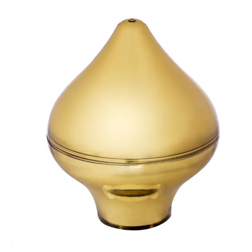 Pvc decorative flagpole top onion/drop type - gold