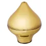 Pvc decorative flagpole top onion/drop type - gold