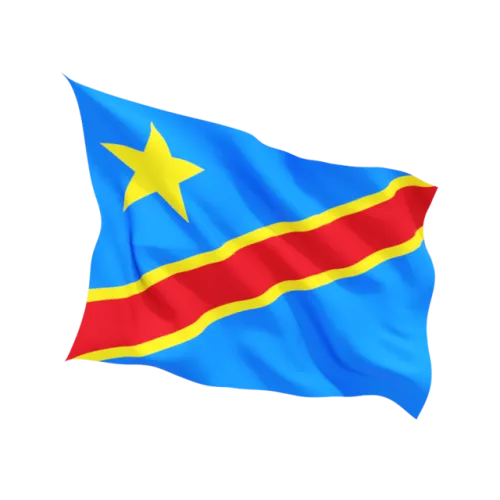 Flag of DR Congo