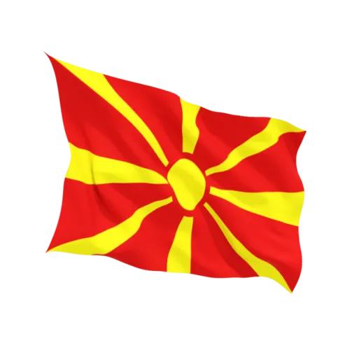Flag of North Macedonia