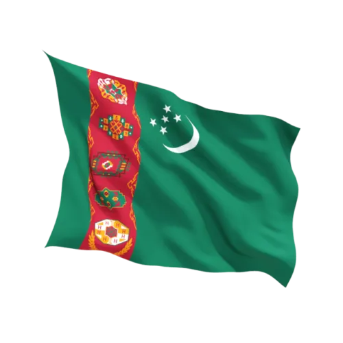 Flag of Turkmenistan